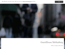 Tablet Screenshot of guesthouse-mellenberg.com